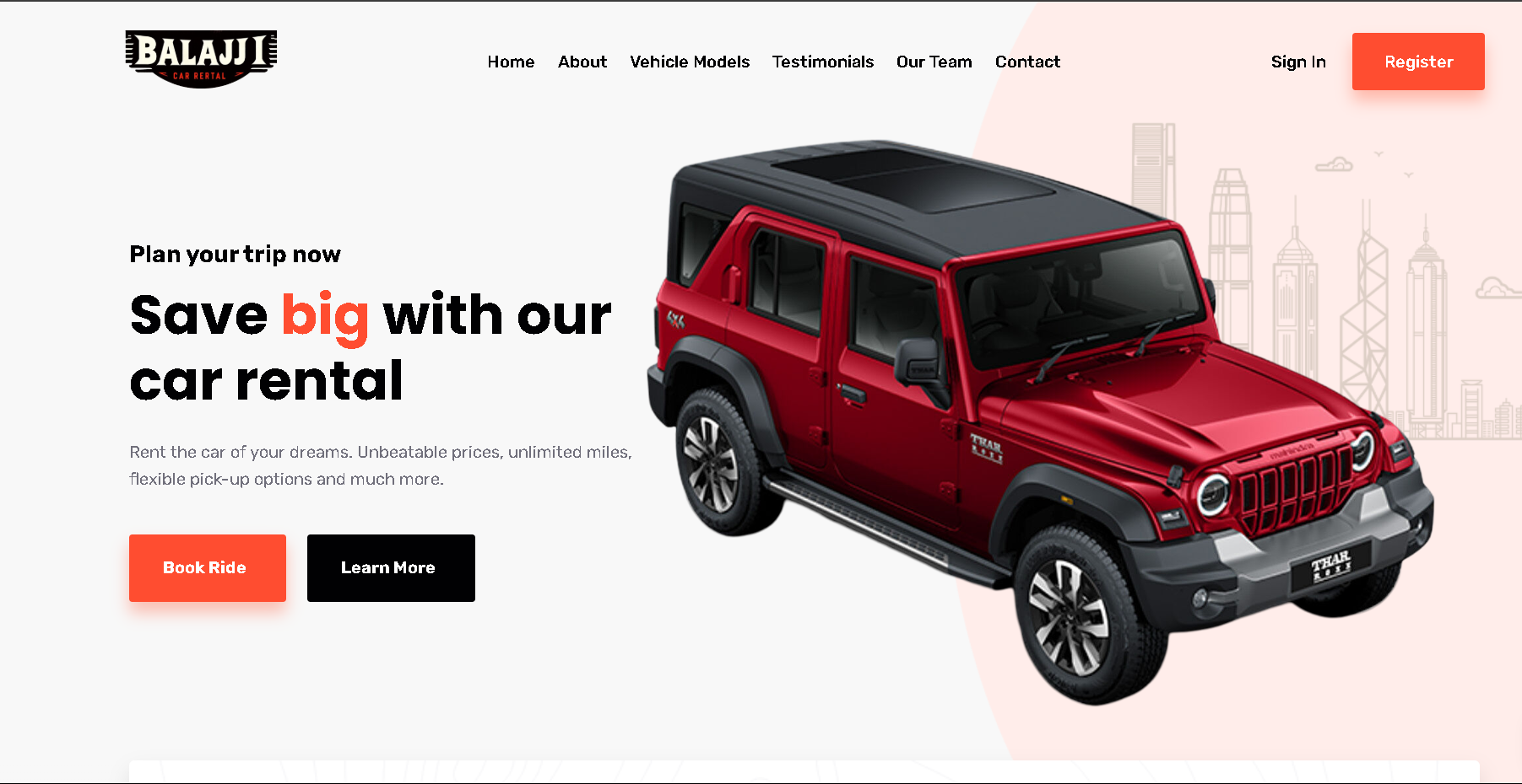 Balaji Car rental